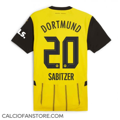 Maglia Calcio Borussia Dortmund Marcel Sabitzer #20 Prima Divisa 2024-25 Manica Corta